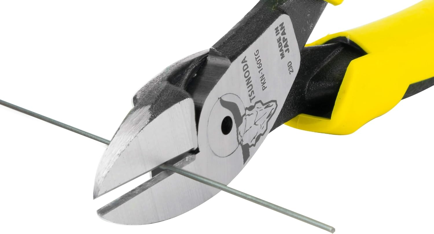 Tsunoda PKN-160TG Power Hard Wire Nipper, 6.3 Inches (160 Mm)