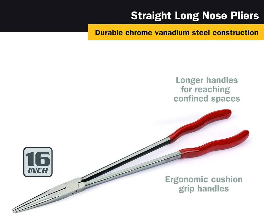 Titan 60781 16-Inch Straight Long Nose Pliers image number 1