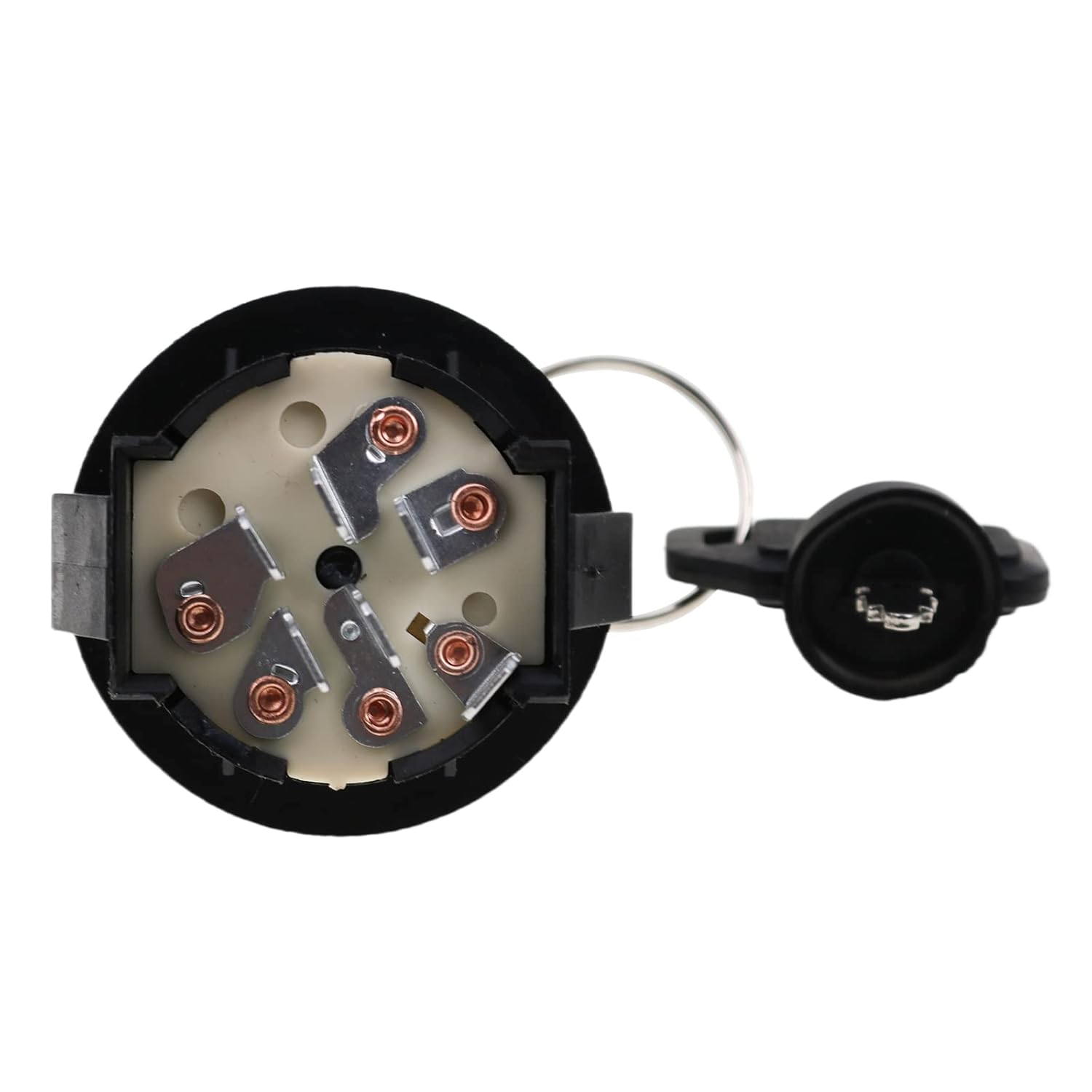 JEENDA 6 Terminals Starter Ignition Key Switch 117-2222 137-4101 Compatible with Exmark Toro Grandstand Vantage VT VTS VTX Timecutter Z4200 Z4235 Z5060 Z4202 Lawnboy Zero Turn Mower