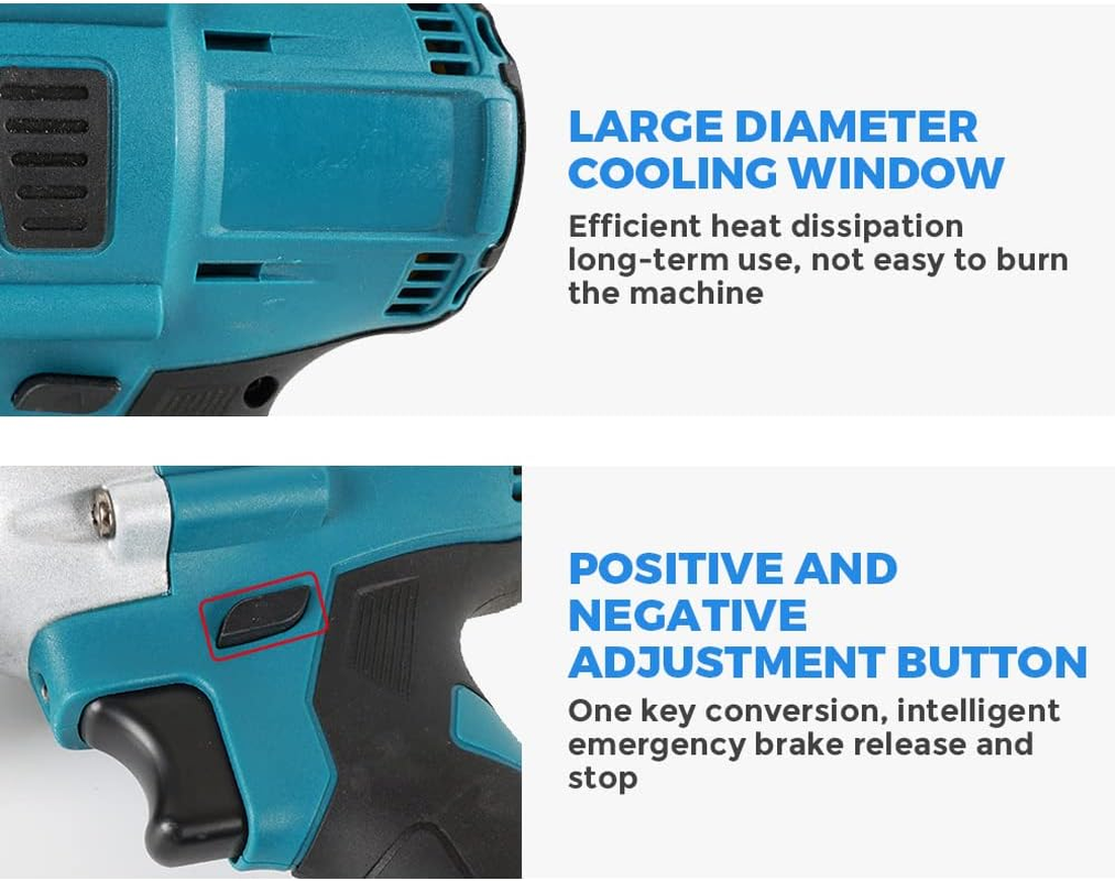 Yarra Supply Electric Metal Scissor 1.5Mm Metal Sheet Shear Cutter Cordless Electric Scissor, Brushless Metal Straight Cutter with LED, for Fabric Leather Felt Metal Sheets, Compatible MAKITA 18V image number 6