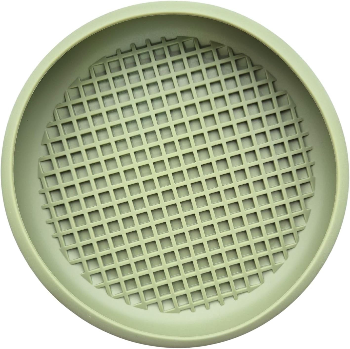 Dog Lick Mat Catcher, Bathing, Shower & Groomimg Distractor, Slow Feeder Dog Bowl for Anxiety Reduction, Boredom Buster, Unique Food and Dribble Catcher Design, Suitable All Dog Sizes (Green)