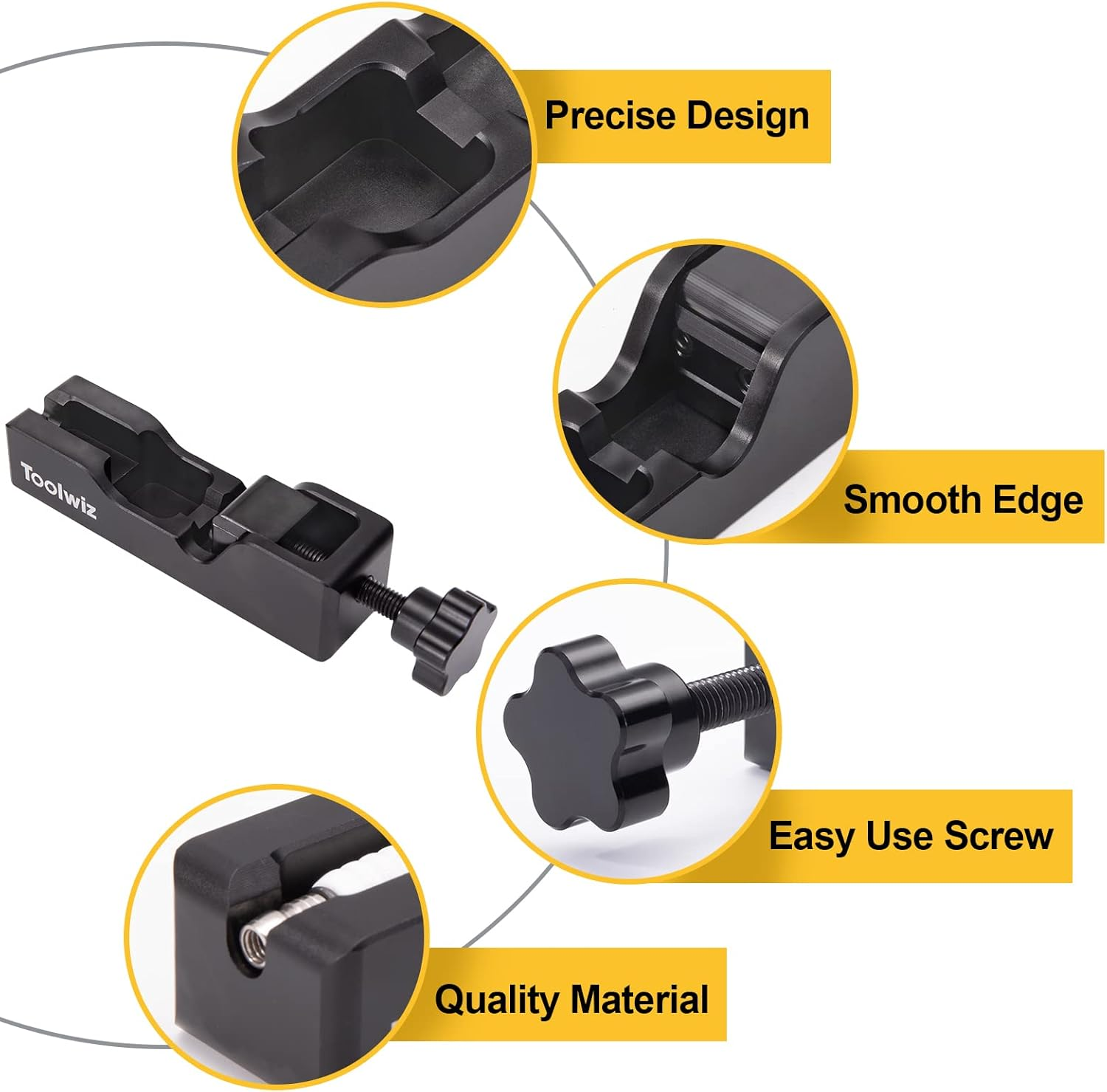 Toolwiz Spark Plug Gap Tool with 32 Blade Steel Feeler Gauge, Gapping Tool for Most 10Mm 12Mm 14Mm 16Mm Thread Spark Plugs, Black image number 4