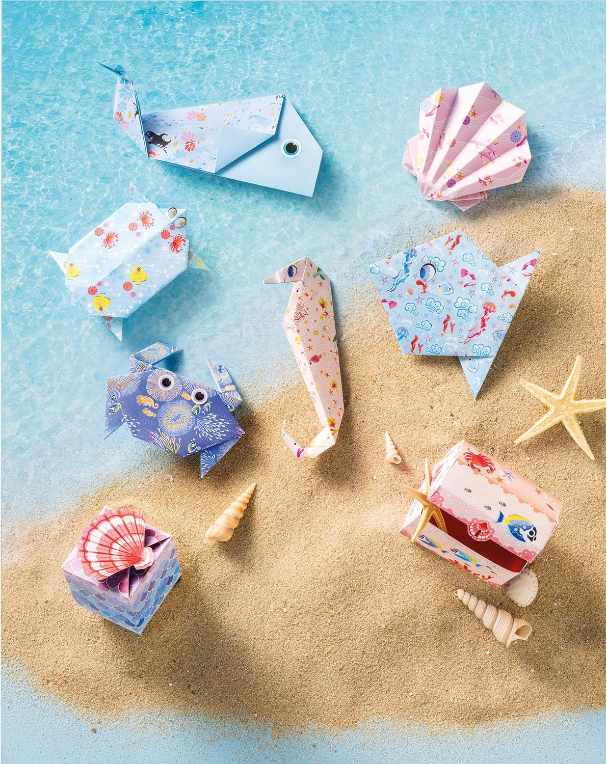 Janod Magic Ocean 2 Boxes and 18 Origamis Shapes Activity Box