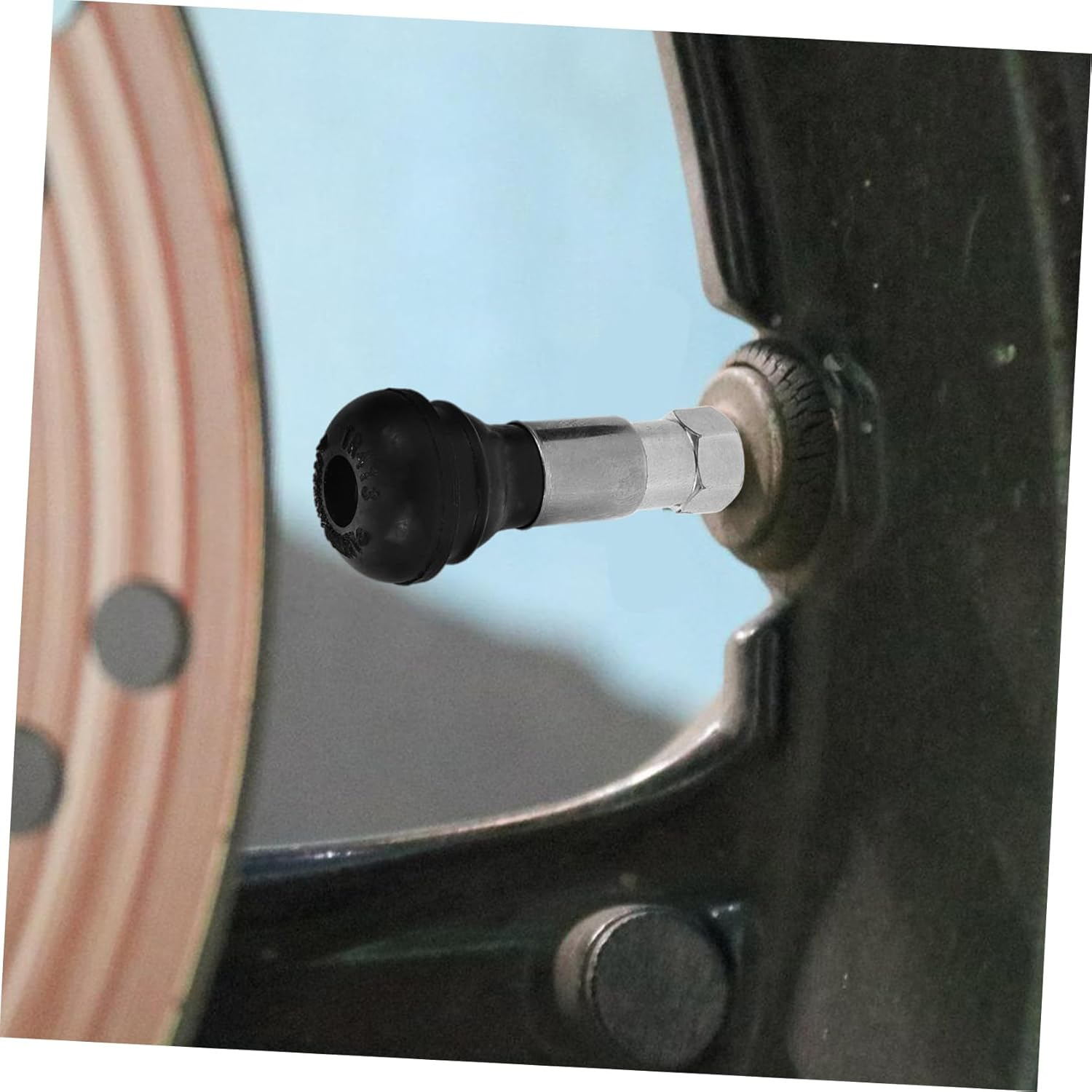 GARVALON 10Pcs Metal Valve Stem Replacement Kit for Cars Truck Tubeless Tire Air Valve Stems Wheels Automotive Accessory image number 2