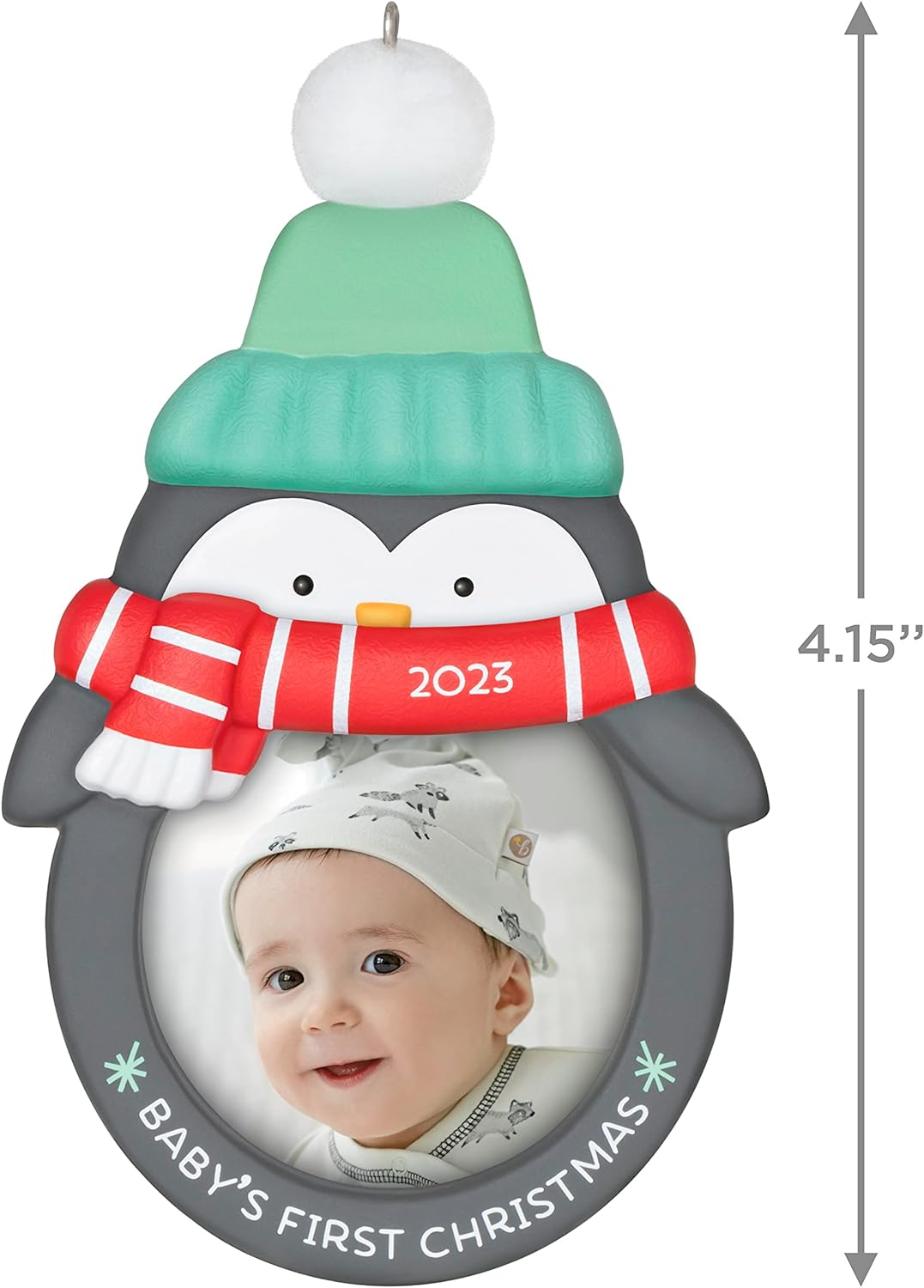 Hallmark Keepsake Christmas Ornament 2023, Baby'S 1St Christmas Photo Frame image number 6