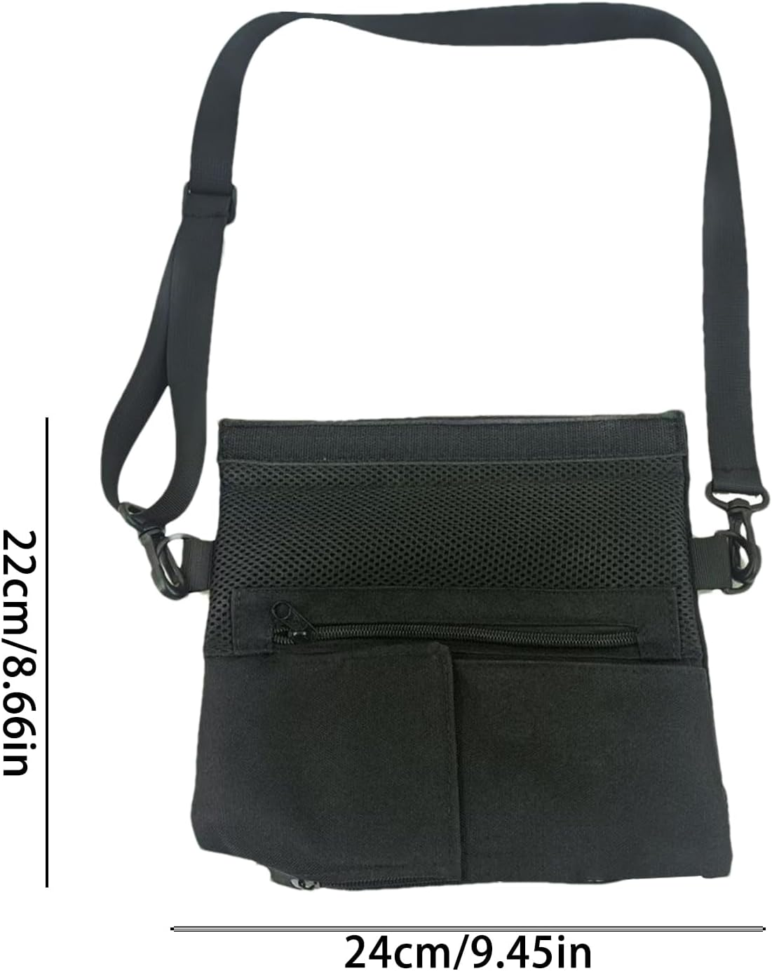 Shpuuyy Small Phone Purse | Phone Chest Neck Pouch - Multi-Pocket Chest Purse - for Travel Workout Gym Running Fitness Cycling Indoor Outdoor - Blue image number 6