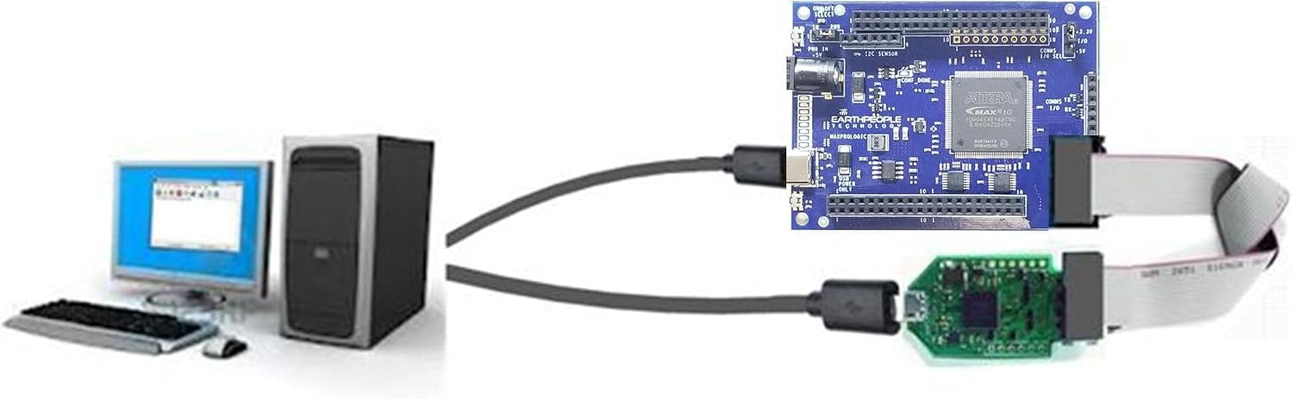 Earth People Technology Maxprologic - Intel/Altera MAX10 FPGA Dev Board - Bluetooth - Single Board Computer - Maxprologic image number 5