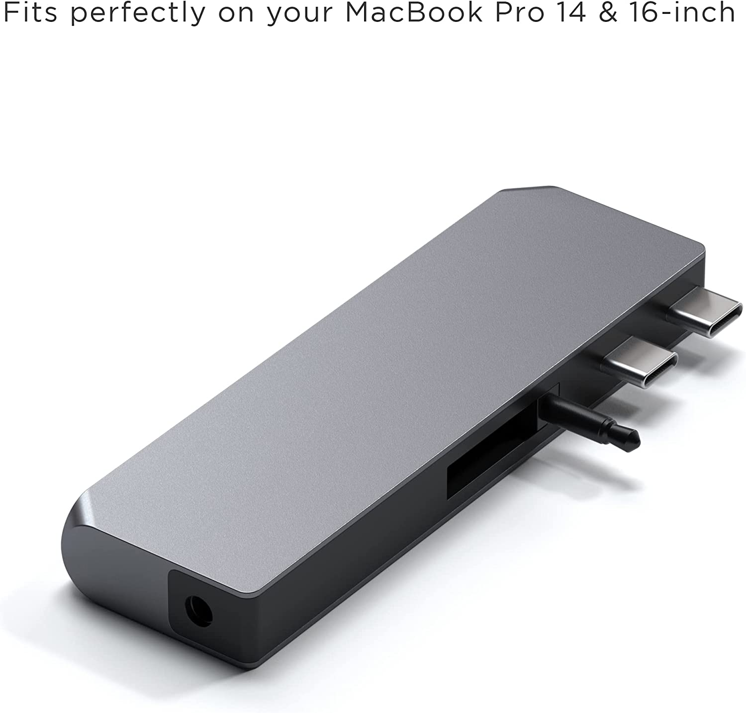 Satechi USB C Pro Hub Mini 6-In-1, USB-C Dongle with USB4 40Gbps, PD Charging 96W, Video Output up to 6K@60Hz, USB-C and USB-A 5Gbps, Ethernet and Audio &ndash; for Macbook Air & Pro M5 M4 M3 &ndash; Space Grey