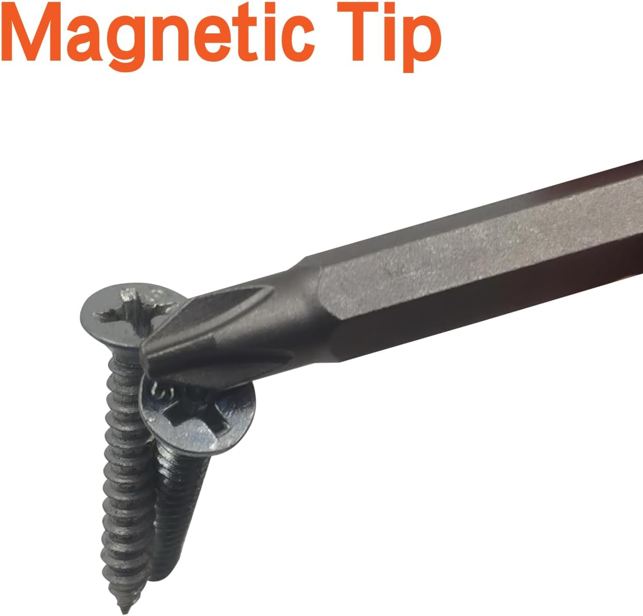 6Pcs 50Mm JIS Screwdriver Bit Set with Magnetic Tip,1/4 Hex Shank, S2 Alloy Steel & 6-Hole Storage Strip-Erfect for Japanese Motorcycles, Cars，Bicycle & Equipment (JIS #1X2#2X2#3X2) image number 4