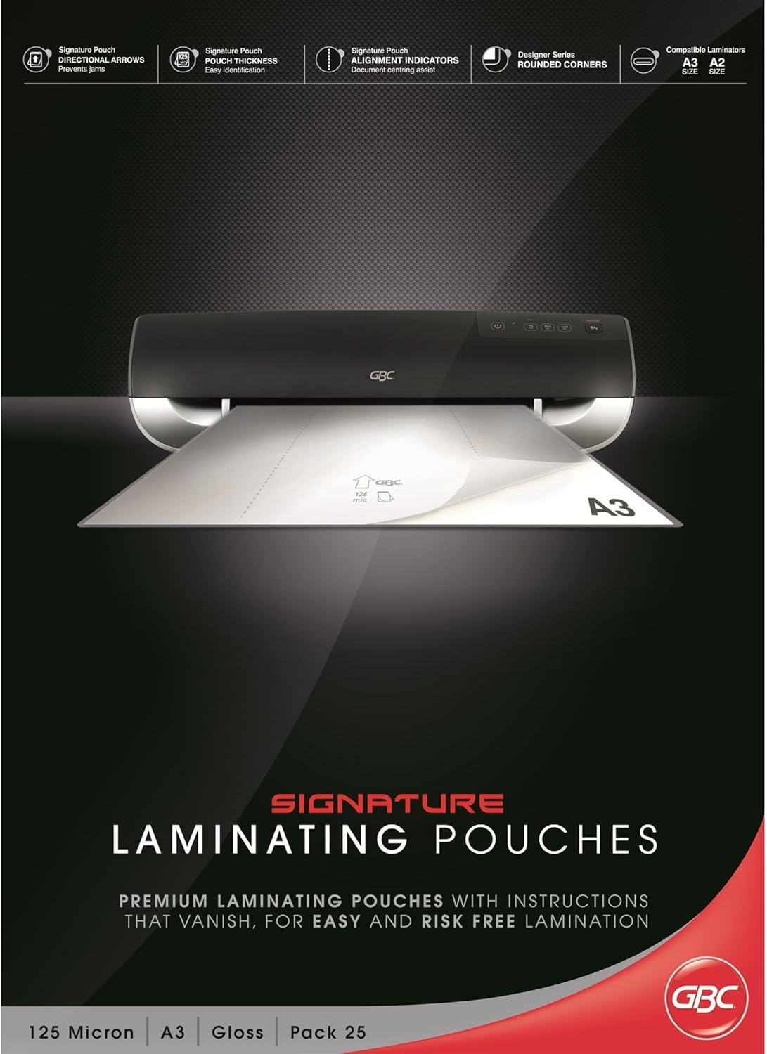 GBC BL80MA4MATTPK50 Laminating Pouch, A4 80 Micron PK50 MATT image number 5