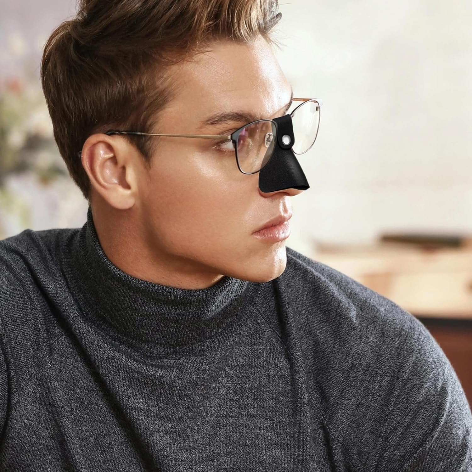 5 Pieces Outdoor UV Protection Nose Cover,Nose Guard, for Glasses,Comfortable Sunshade Face Protector Eye Shield Breathable Skin Care for Men, Women image number 3