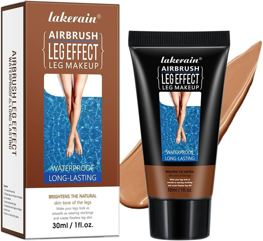 Airbrush Leg Makeup, Waterproof Long-Lasting, 30Ml, 3 Shades Available (FAIREST GLOW, 30Ml)