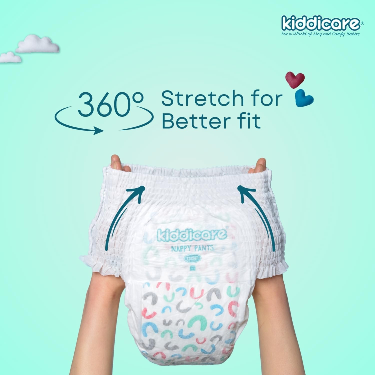 Kiddicare Deluxe Junior Baby Diaper Nappy Pants, Size 6 (16+ Kg), 26 Count, Pack of 1, Ultra-Fast 12-Hour Absorption, Leakage Protection, anti Rash, Cottony Soft & High Absorbent Technology - White image number 5