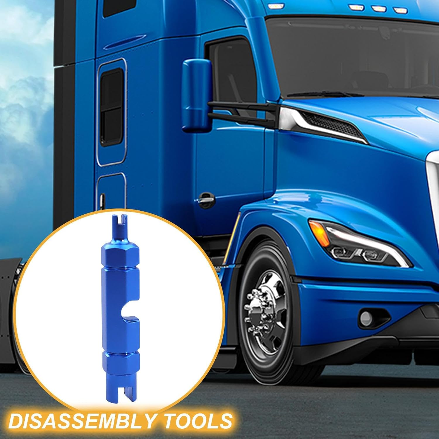 Tyre Stem Remover,Brass Core Remover for Tyre - Automotive Supplies Tire Repair Tools for Electric Motors, Trucks, Motorcycle, Bicycle, Tractor, Lawnmowers Borato