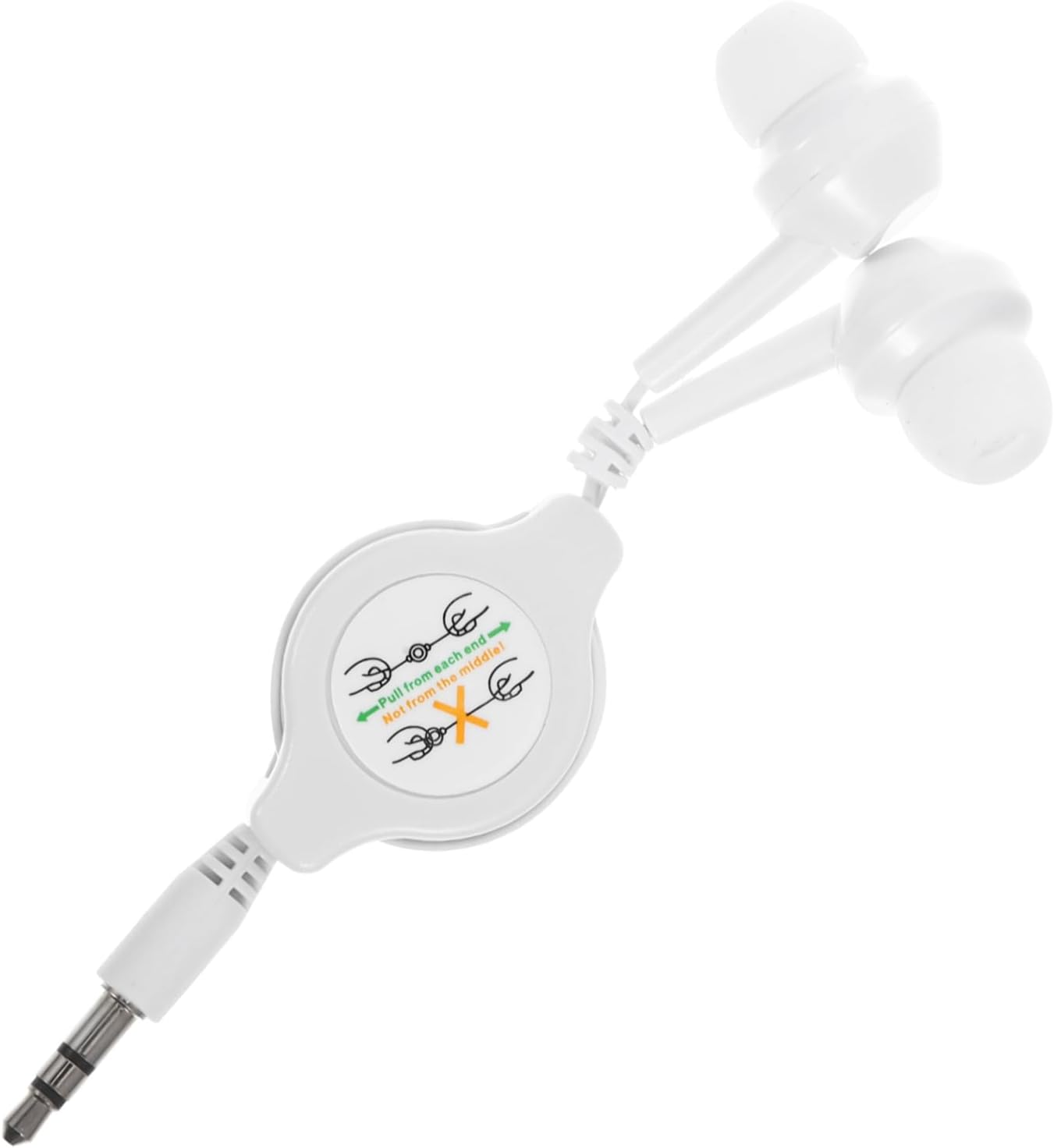 POPETPOP Earphone Retractable Earphone for Double Pull Telescopic In-Ear Use during Traveling Outdoor Activities image number 6