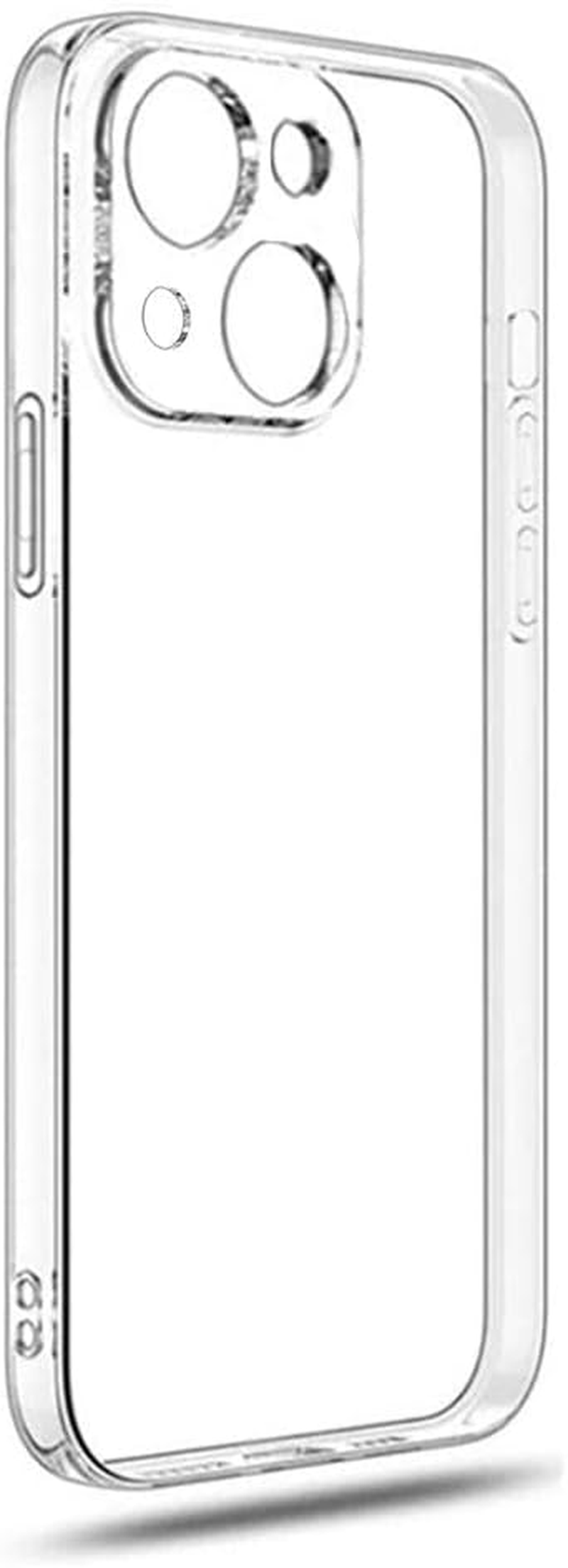 Slim Transparent Clear Bumper Back Gel Phone Case Cover for Apple Iphone 14 image number 2