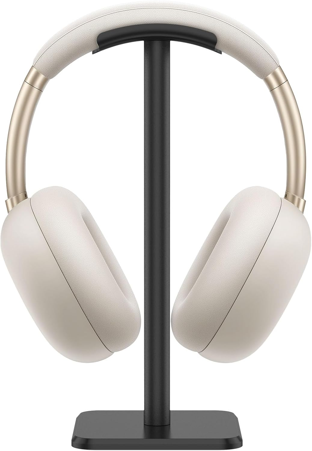 Awobepl Headphone Stand Detachable Headphone Holder Gaming Headset Holder Space Saving Headphone Holder Stand for Most Wired and Wireless Headphones (Black)