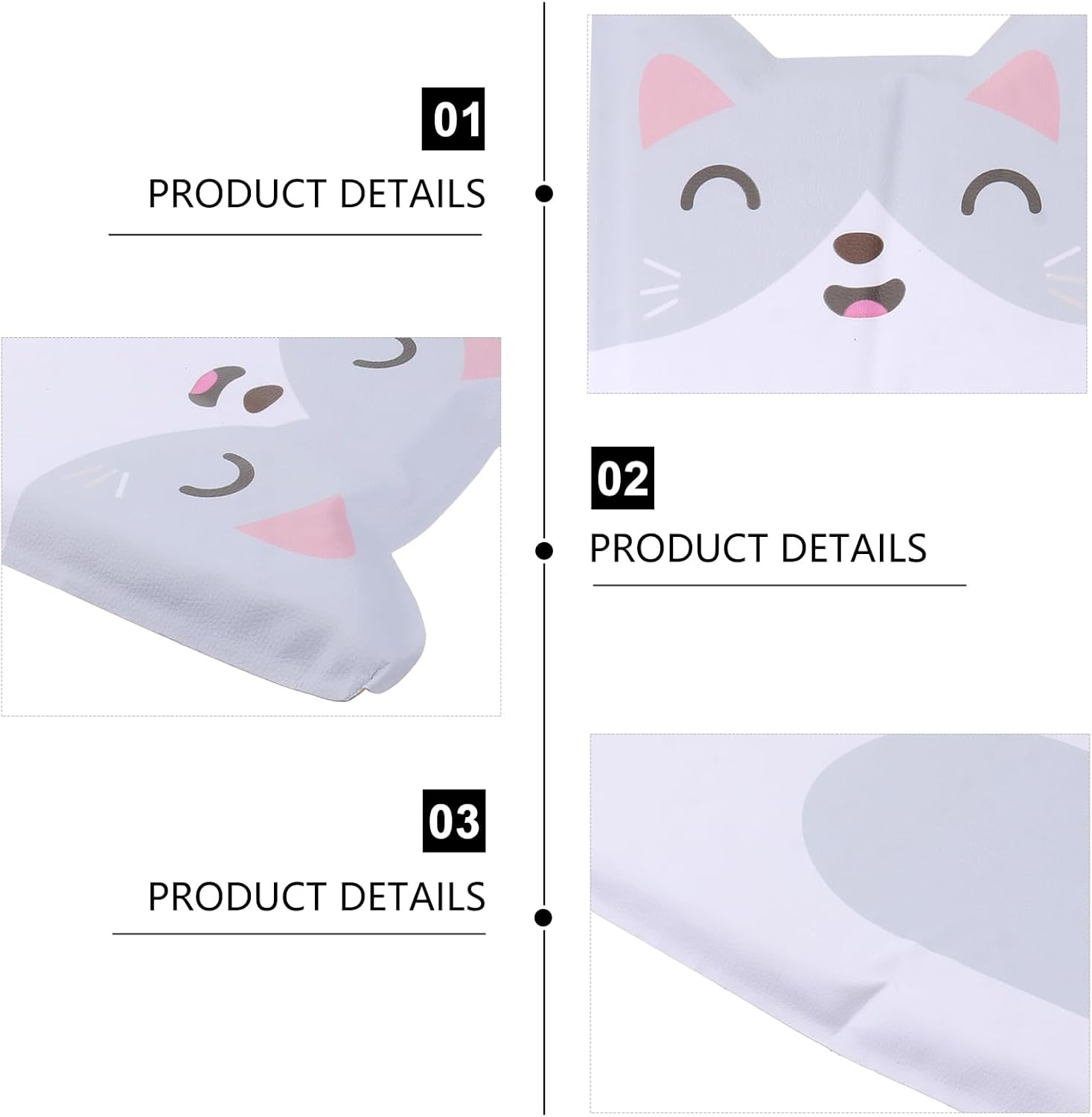 Vaguelly 1Pc Animal Pattern Protective Wall Cushion for Boy Girl'S Soft Self-Adhesive Anti-Collision Pad Decorative Wall Decor Easy to Use Safe Cushion for Learning to Walk image number 2