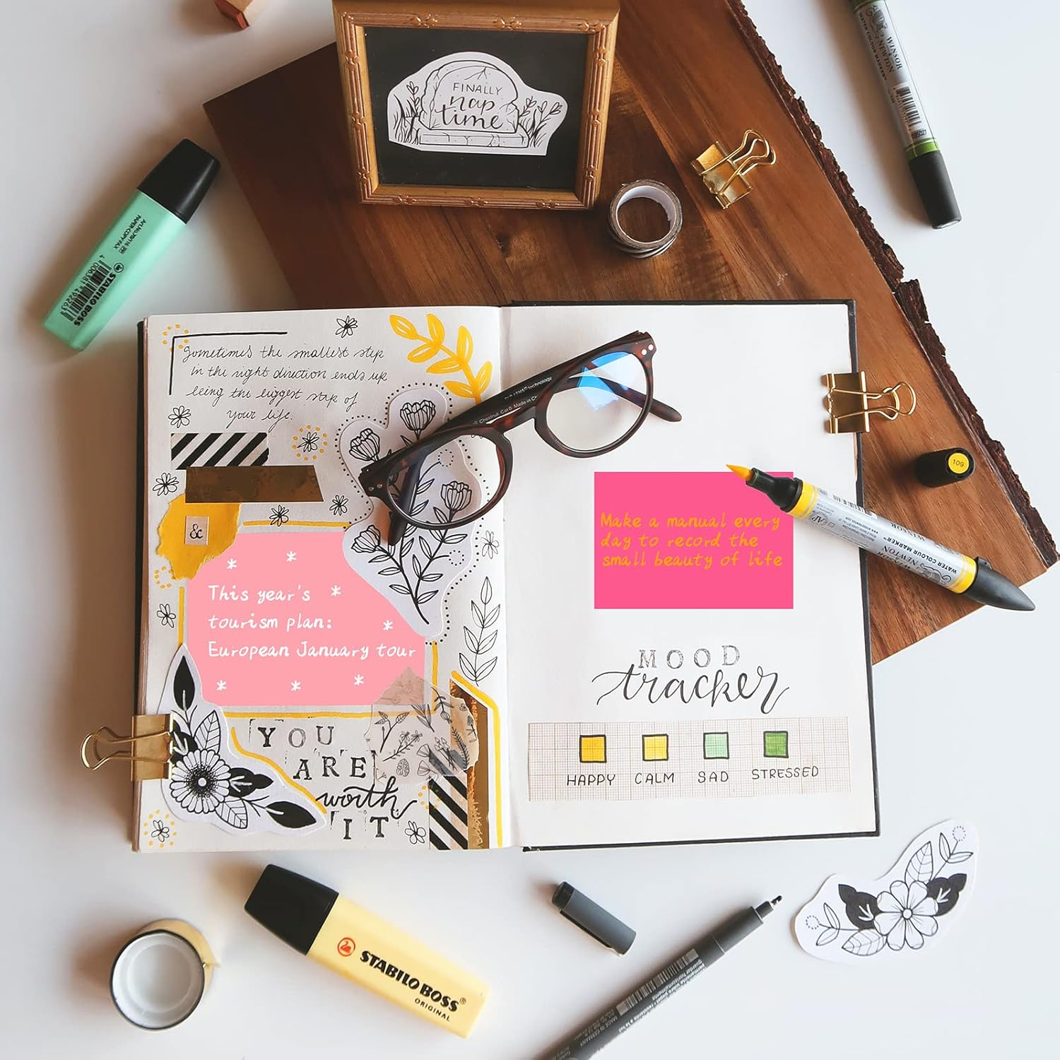 ZCZN 38 X 51 Mm Sticky Notes, 6 Neon Color Self-Stick Memo Note Pads, 100 Sheets/Pad, Small Size, 12 Pads image number 2