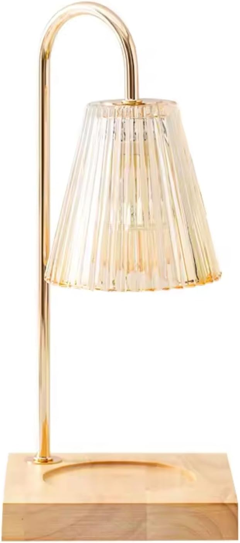 Premium Candle Warmer Lamp - Adjustable Dimming Light & Wax Melt Warmer - Metal & Wood Design - Safe & Smoke-Free Fragrance Diffuser - Ideal Home Decor & Gift (US/AU Plug) image number 5