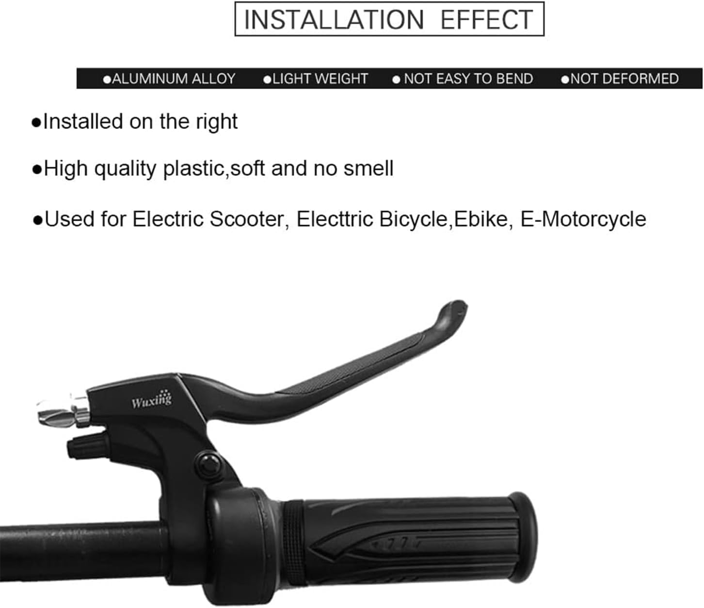 20X Full Twist Throttle for Ebike, Electric Bike Full Right Hand Grip Throttle, 3 PIN Sm/Waterproof Plug image number 6