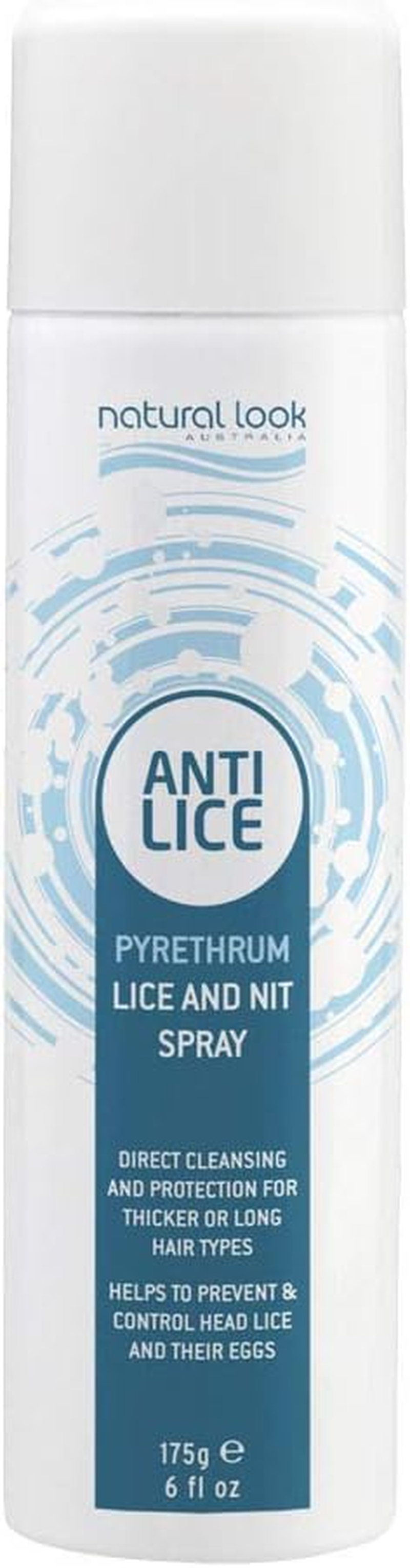 Natural Look anti Lice Pyrethrum Lice and Nit Spray 175 G