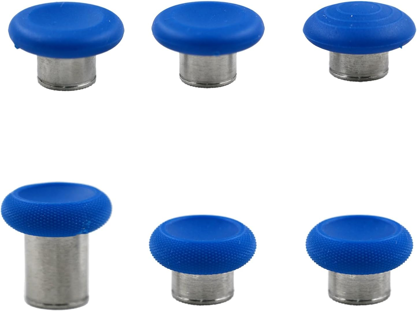 6 in 1 Metal Thumbsticks Replacement for Elite Series 2 Core Controllers, Thumbsticks for Xbox Elite Series 2 Controllers, Elite Series 2 Controller Replacement Thumbsticks (Blue) image number 3