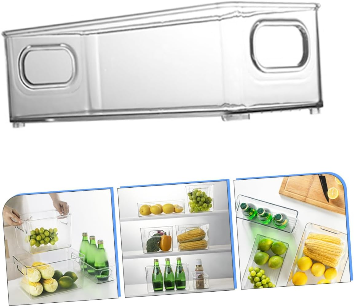 Refrigerator Bin Storage Boxes Herb Storage Container for Box Pantry Food Drinks image number 3