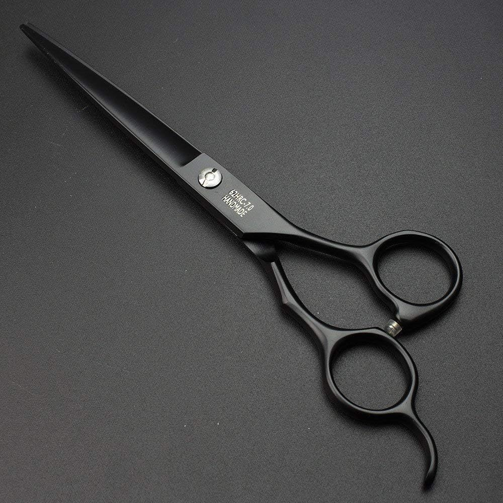 7" Professional Hairdressing Scissors Hairdressing Scissors Black Right Hand image number 3