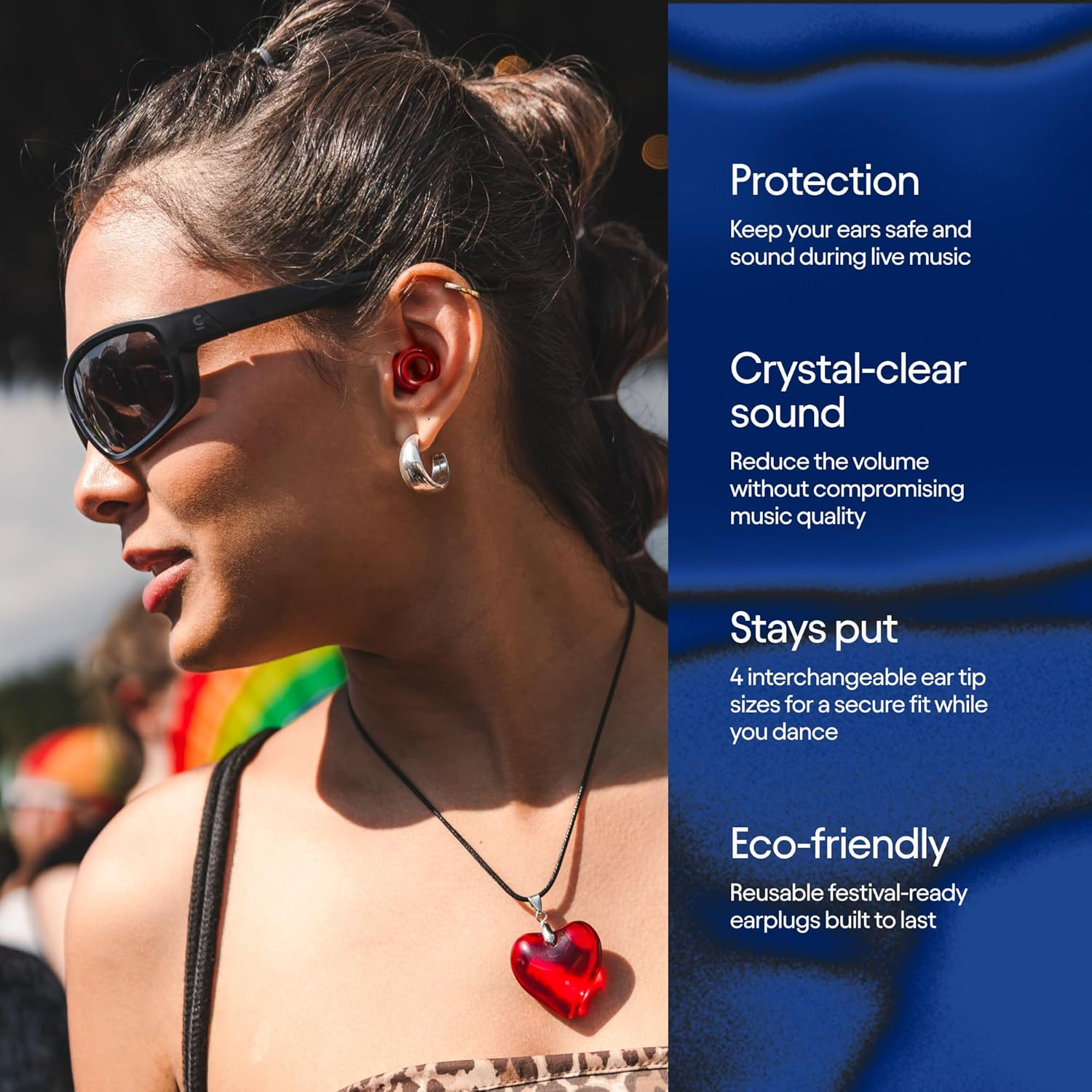 Tomorrowland X Loop Experience 2 Earplugs &ndash; Stylish Hearing Protection for Concerts & Festivals, Live Music, Nightlife & Musicians &ndash; 17Db Noise Reduction Ear Plugs (High-Fidelity) &ndash; Limited Edition