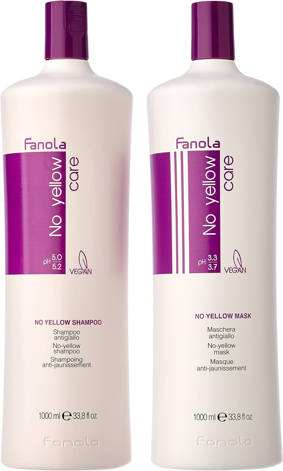 Fanola No Yellow Shampoo + Mask 2000 Ml image number 1