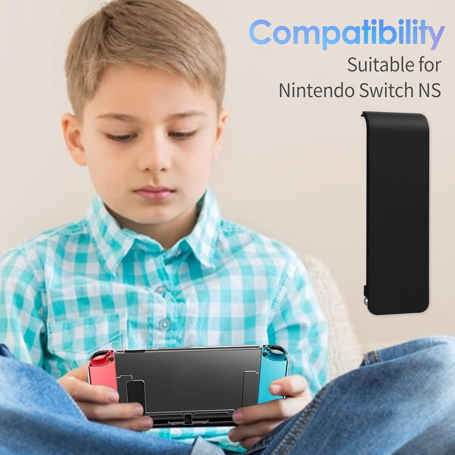 2Pcs Replacement Kickstand for Nintendo Switch Back Stand Replacement Kickstand Backs Shell Holder Bracket Compatible with Switch Console