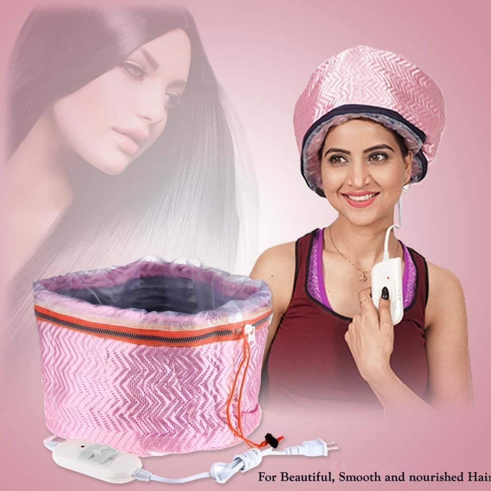 Theodore Hair Care Thermal Head Spa Cap Treatment with Beauty Steamer Nourishing Heating Cap - Pink image number 1