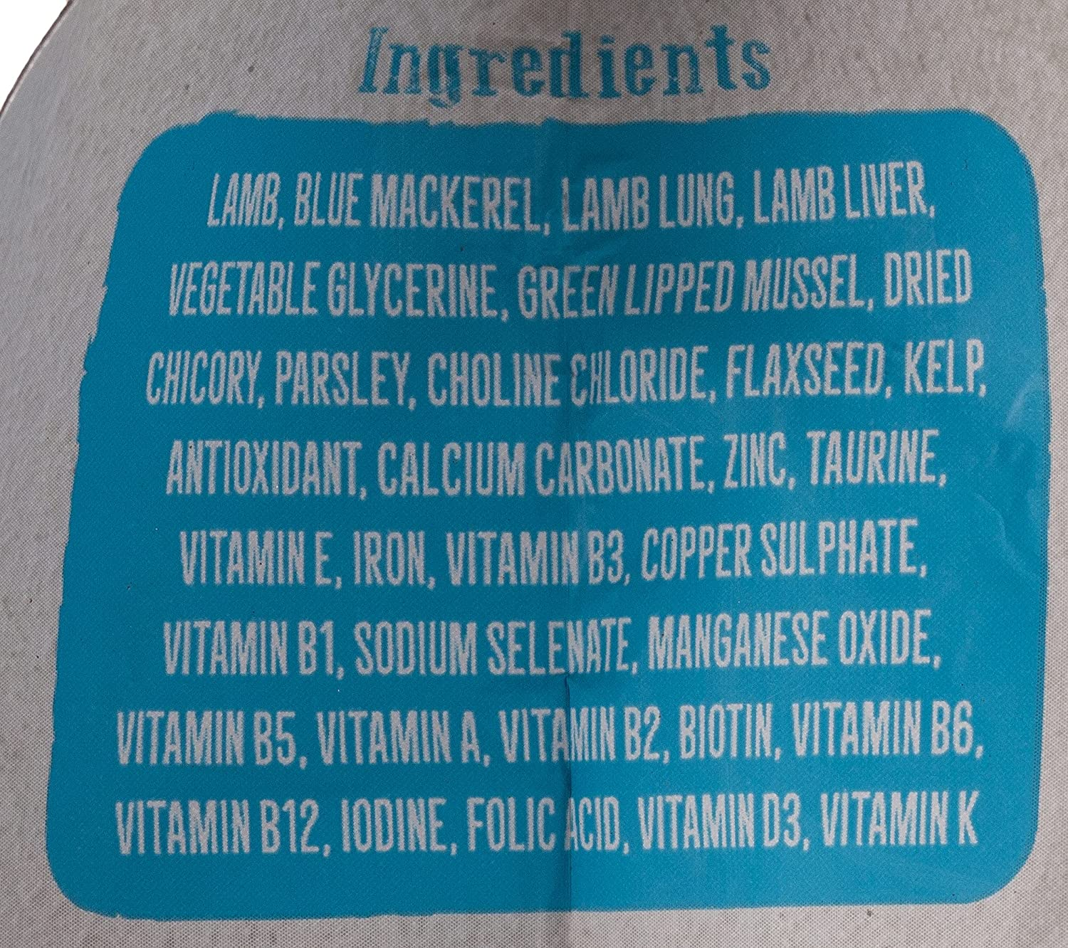 Absolute Blue Mackeral and Lamb Air Dried Food 500 G image number 2