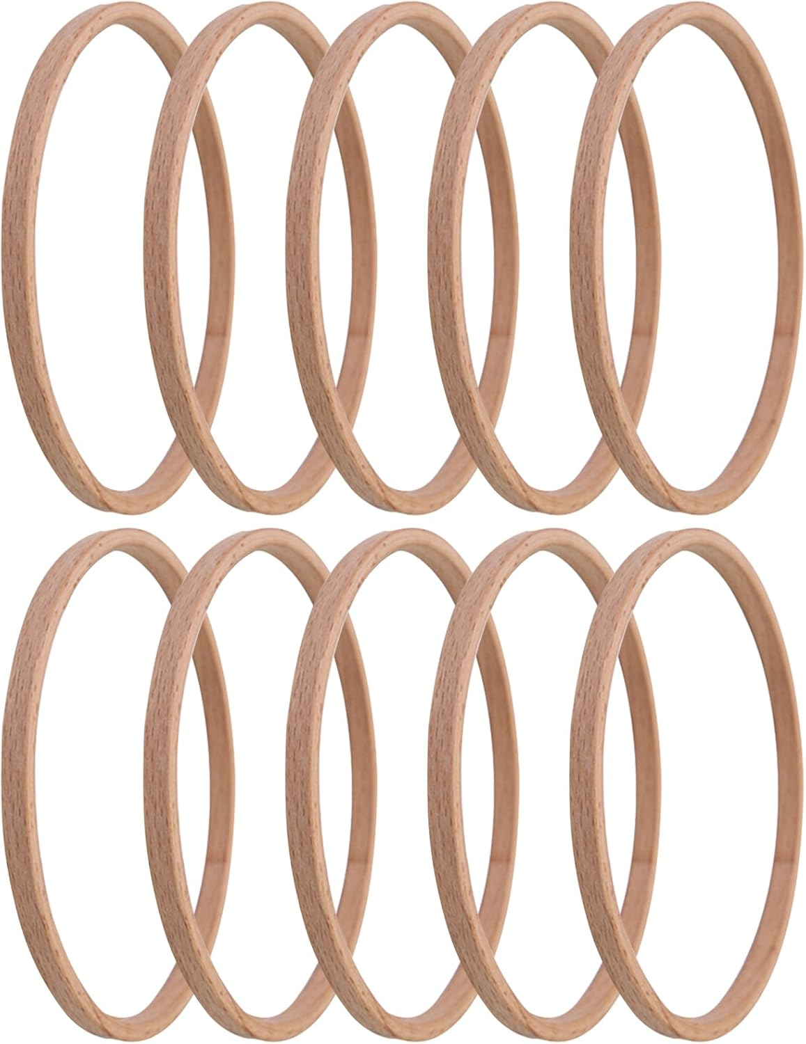 Dream Catcher Rings,Decorative Wreath Frame - Set of 10 Reusable Parties Supplies, Wreath Making Tool for Wedding, Christmas, Birthday