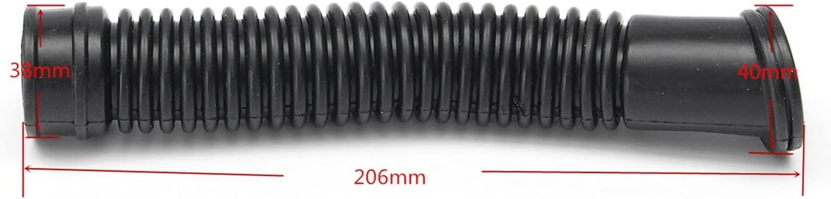 CAREG Motorcycle Air Filter Hose Tube Fits Compatible with ATV 50Cc-125Cc 90Cc Chinese Kazuma Meerkat Falcon Durable image number 1