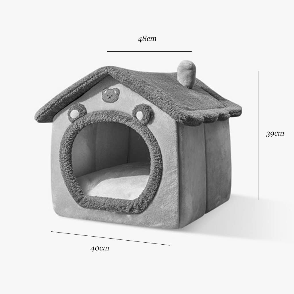 Universal Cat Nest Small Cat Nest Pet House Cat Supplies Soft and Comfortable(Size:48 * 40 * 39Cm) image number 3