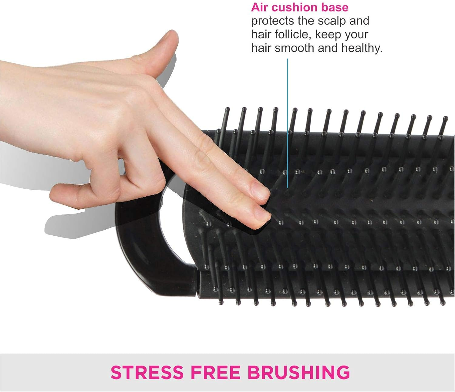 Vega Folding Hair Brush with Mirror, Color May Vary image number 2