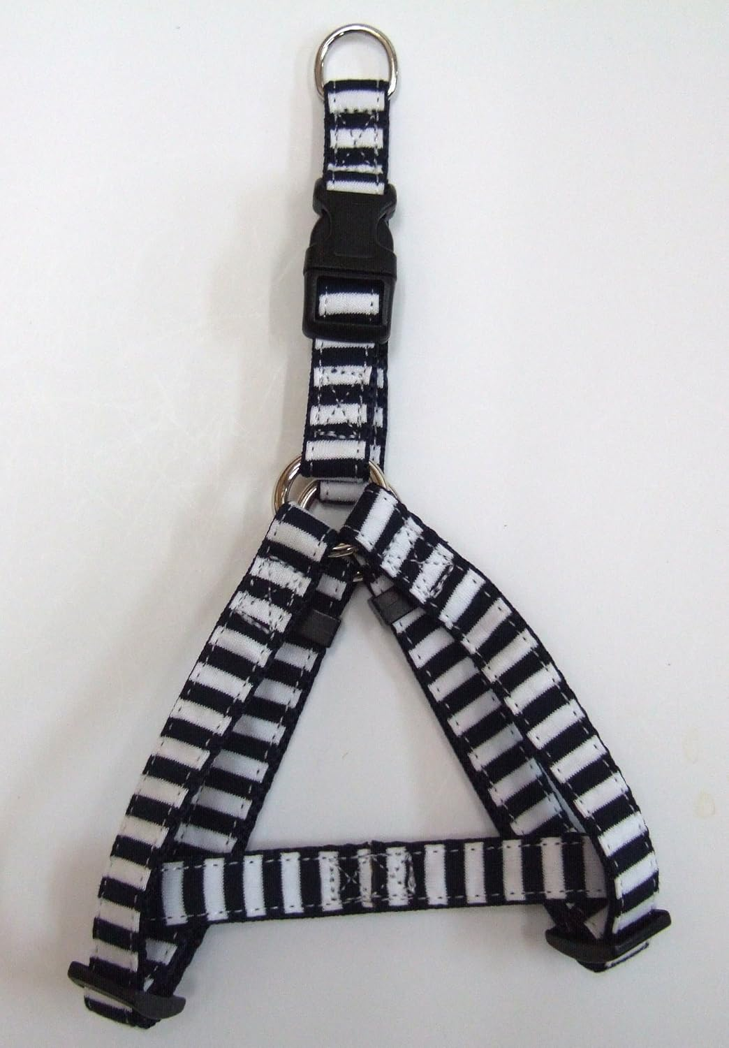 ONS Striped Harness #10 Red White (Cat, Ultra-Small Dog)
