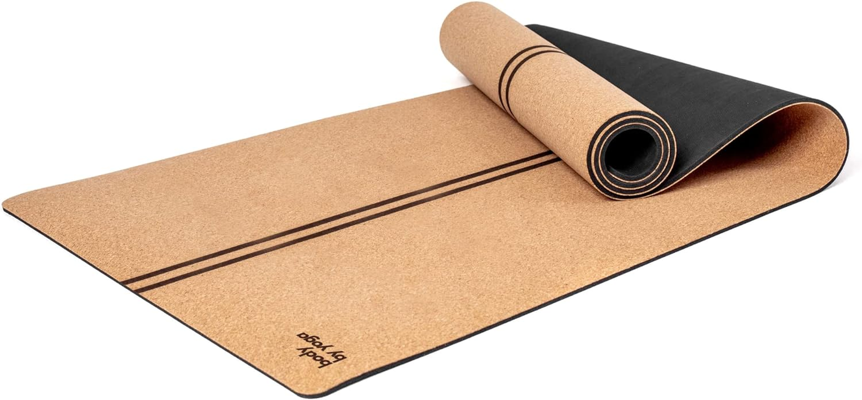 Luxury Cork Yoga Mat - Non Slip, Extra Thick Grip. Thicker, Longer, and Wider for More Comfort and Support. Tough Enough for Hot Yoga. Natural, Non Toxic, and Eco Friendly. Optional Alignment Lines.