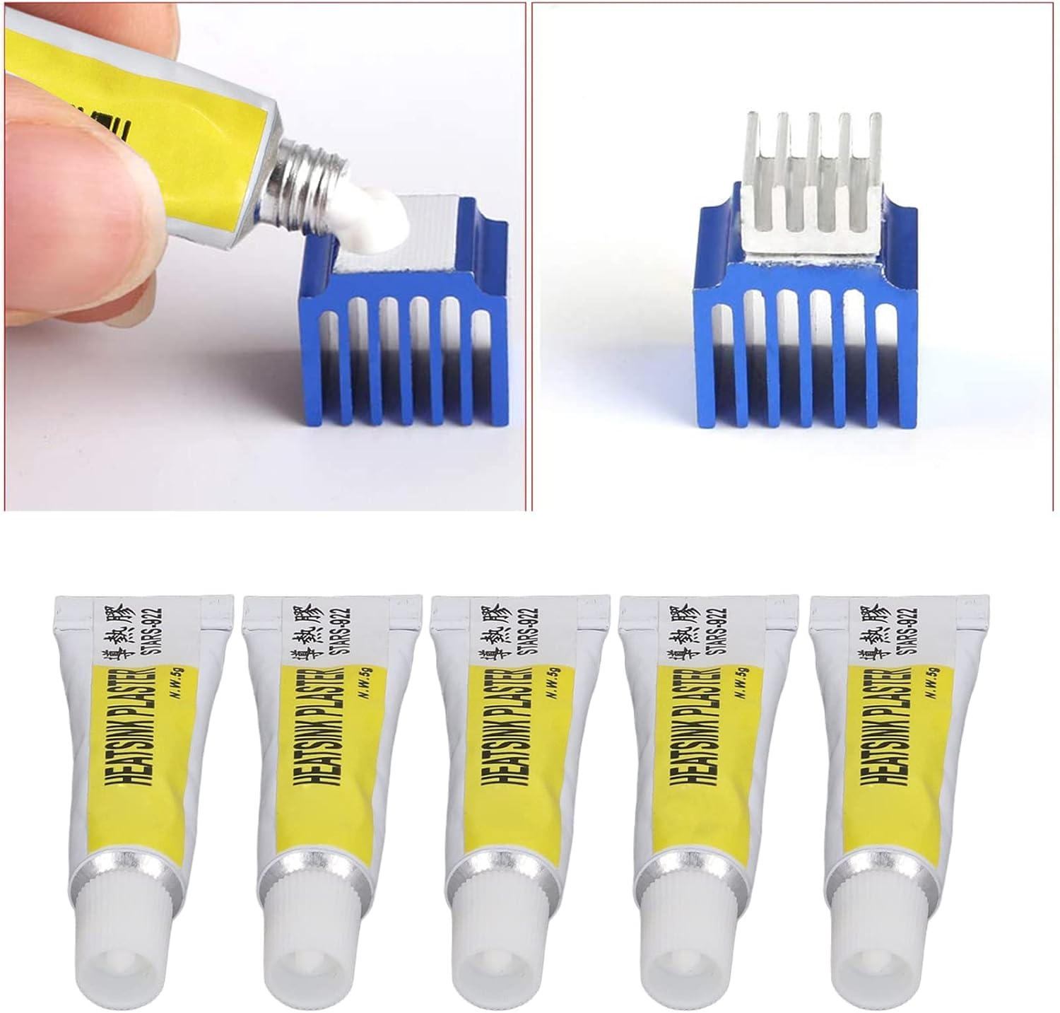 5PCS CPU Thermal Paste, Heatsink Paste, Thermal Silicone Grease for 3D Printer image number 6
