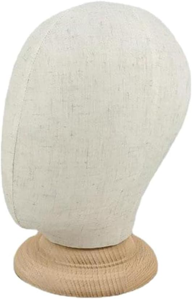 Cork and Canvas Block Head Head Manikin W/Stand Wigs Making Display Head Holder Model Rack image number 6