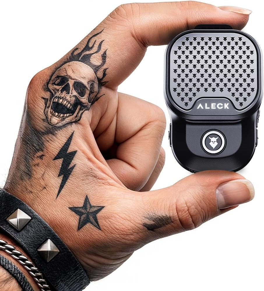 ALECK ROX Wearable Bluetooth 5.3 Speaker &ndash; 32H Playtime Clip-On Wireless Portable Speaker, IPX7 Waterproof, ENC Mic for Crystal-Clear Calls, ROX Duo Mode for Stereo Sound, Jobsite Tough Design image number 5