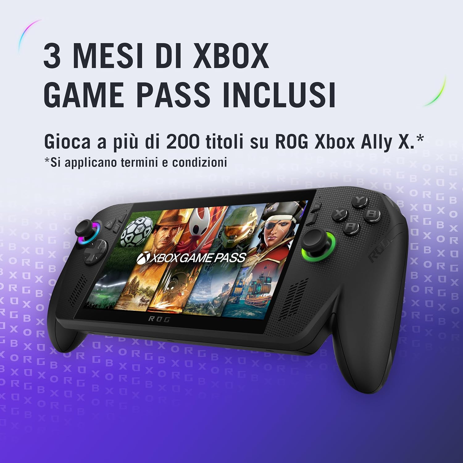 ASUS ROG Xbox Ally X RC73XA, Gaming Console, AMD Ryzen Z2 Extreme, 24GB RAM, 1TB PCIE SSD, 7" 120Hz Touchscreen Display, Impulse Trigger, Windows 11 Home, Black image number 6