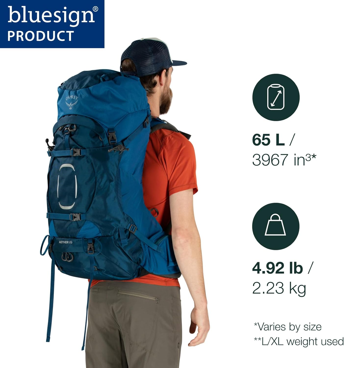 Osprey Aether 65 Men'S Backpacking Pack