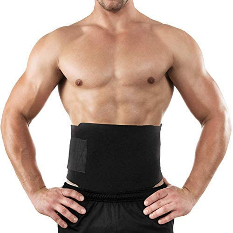 Waist Trimmer Belt, Weight Loss Wrap Waist Trainer Belt for Women Men Adjustable Slimming Sweat Stomach Fat Burner Low Back Lumbar Support Abdominal Trainer with Sauna Suit Effect image number 2