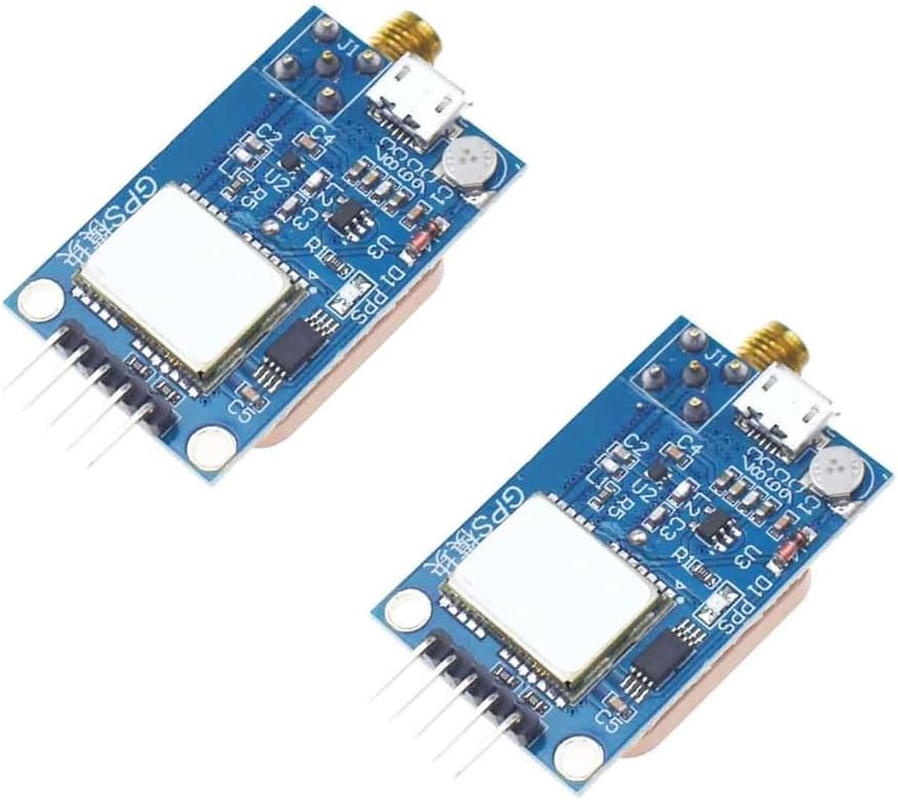 2PCS NEO-6M NEO-7M NEO-8M Module Development Board for STM32 C51 51 MCU Microcontroller (NEO-7M)