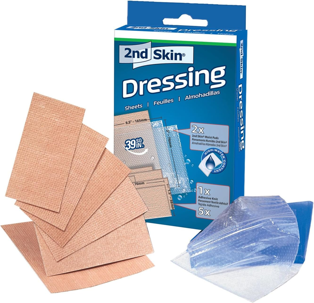 Spenco 2Nd Skin Dressing Kit Bandages for Blister Protection, Sports, 8-Count