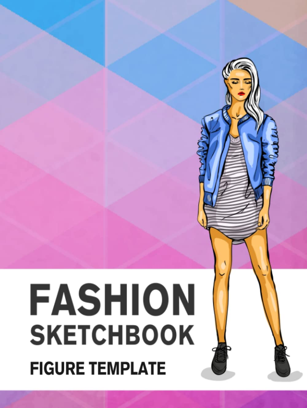 Fashion Sketchbook Figure Template: Fashion Design Sketch Book with Large Female Figure Templates for Easily Sketching Styles, Drawing Outfits, and Building Your Portfolio image number 2