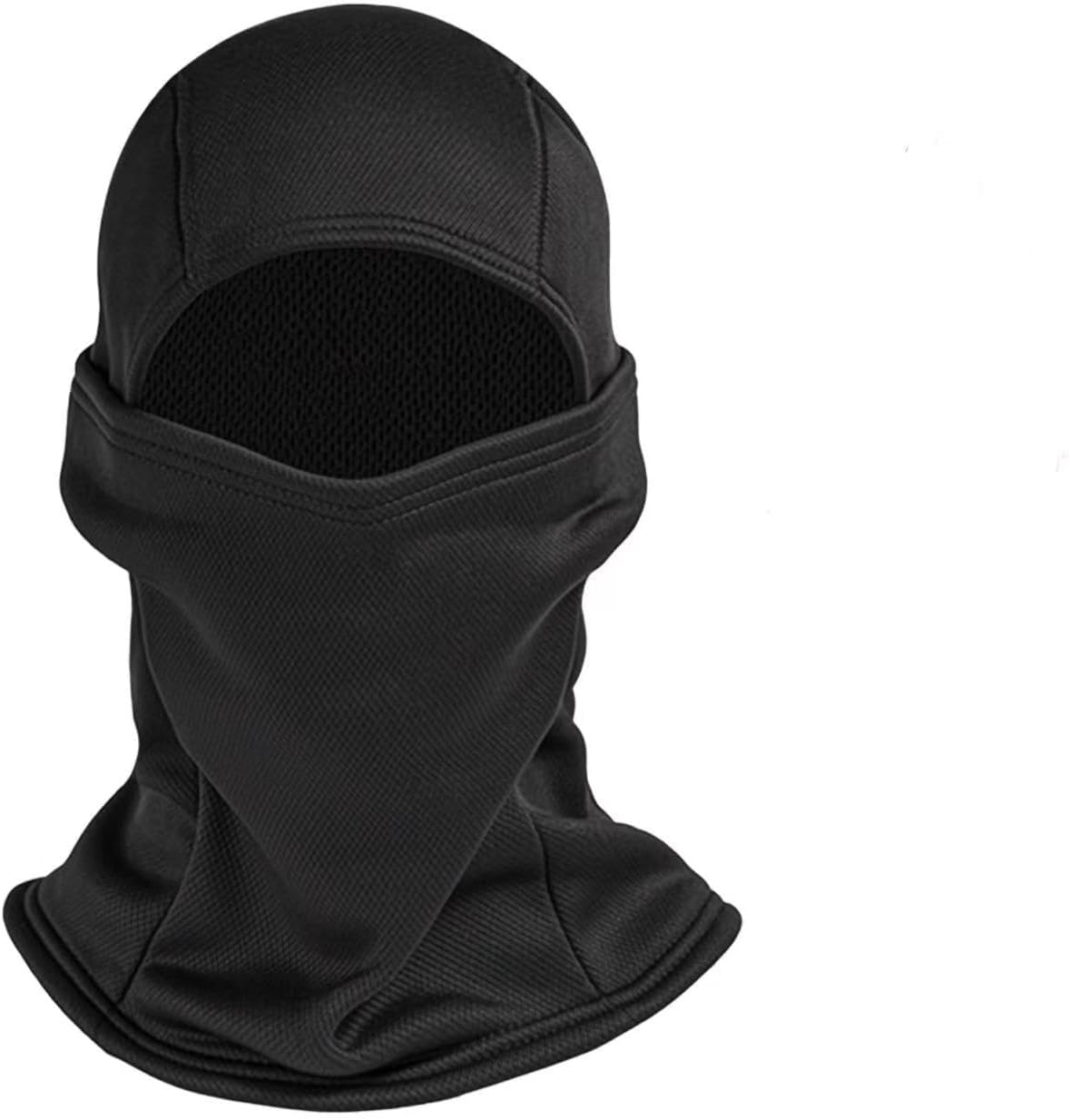 ARYEAM Cold Weather Balaclava Ski Mask for Men Windproof Thermal Winter Scarf Neck Warmer Windproof Fleece Lined Polyester Black for Cycling Running Hiking image number 2
